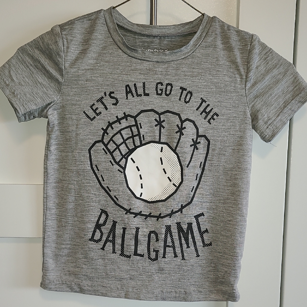 Jumping Beans Gray Baseball Graphic Tee